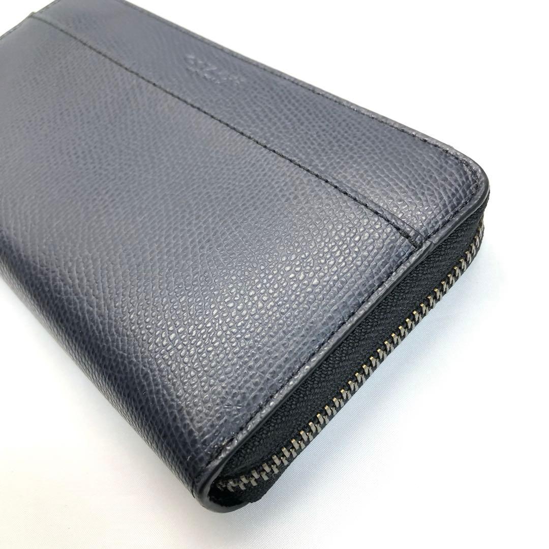 【極美品✨】　COACH コーチ　長財布　メンズ　ネイビー