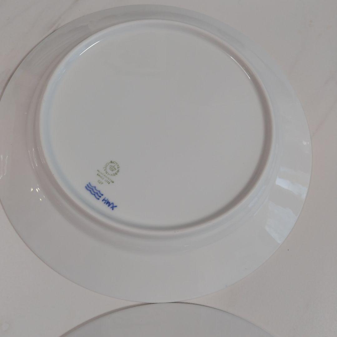 ロイヤルコペンハーゲン　青い模様の陶磁器皿 4枚セット