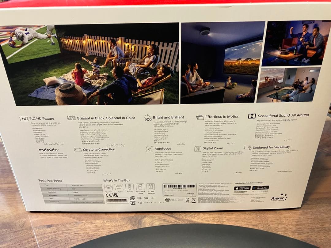 ジャンク アンカー ネブラAnker Nebula Cosmos プロジェクター