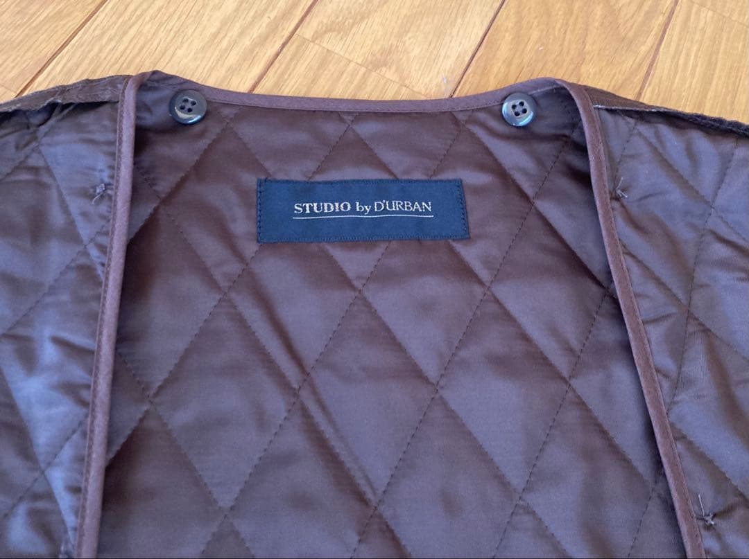 極美品　ダーバン　メンズ　ステンカラーコート　ロングコート　インナー脱着可　Ｍ