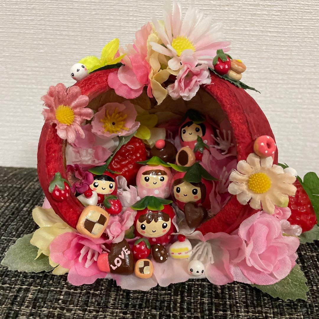 【一点もの】ひな☆ひな祭りの飾り