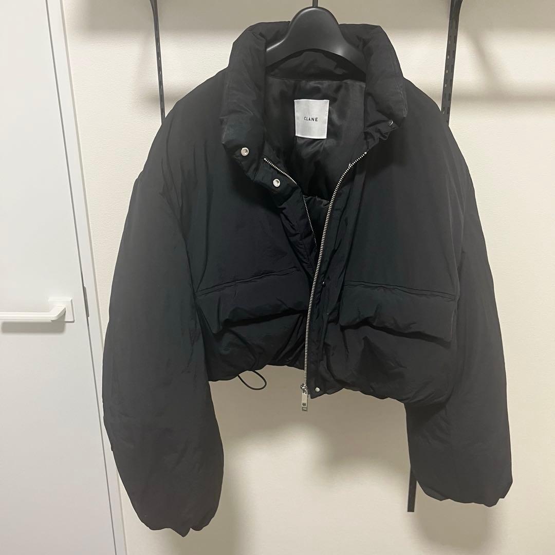 CLANE BALLOON SHORT DOWN JACKET ブラック