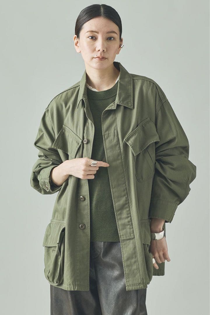 Curensology 〈＆RC〉ファティーグジャケット　　ヴィンテージライク