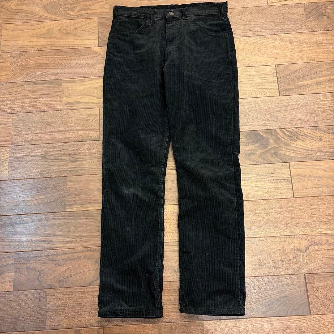 levi's 519ブラック(1558)コーデュロイ83年製33×30 mint