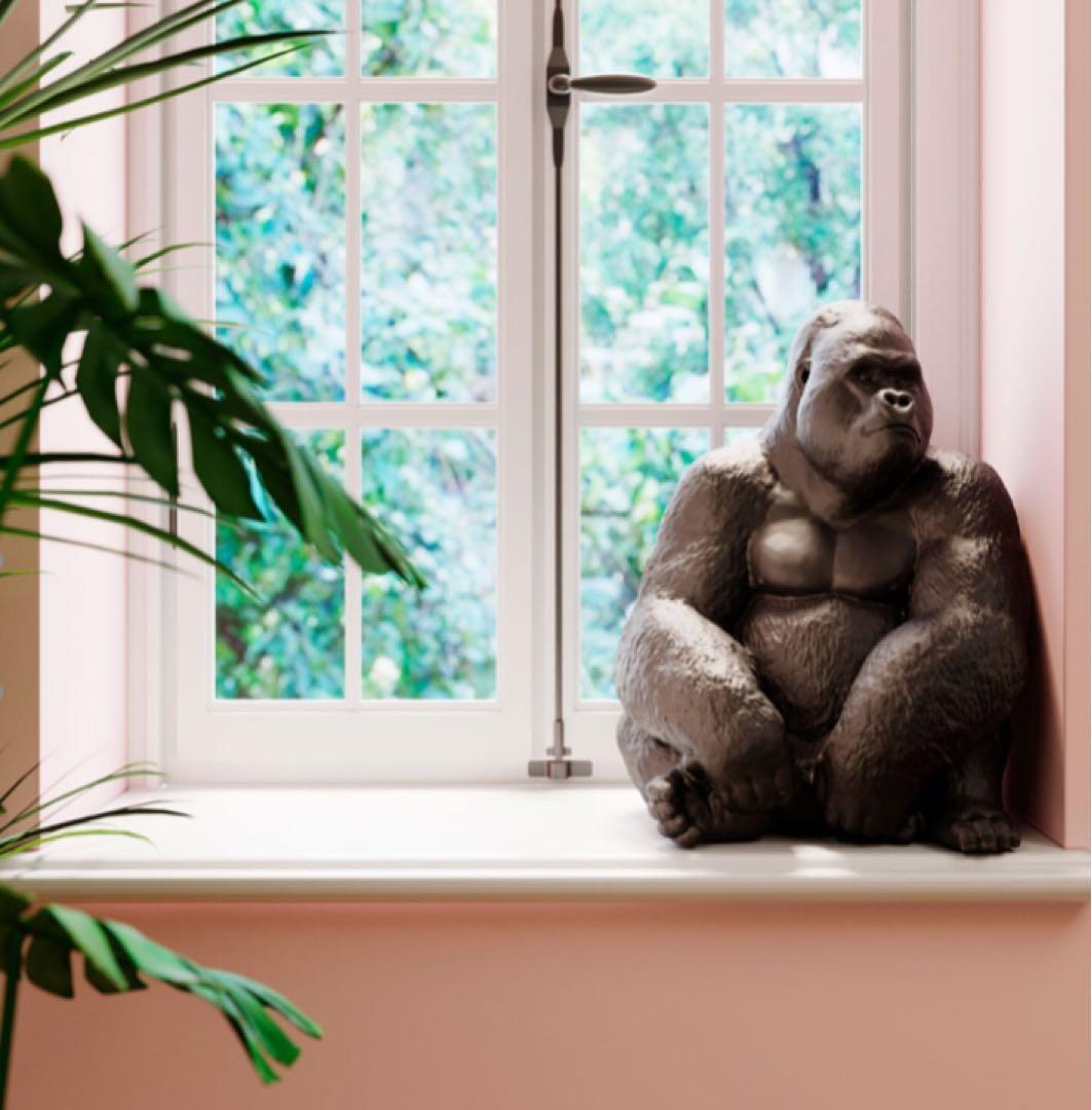 KARE 正規品 オブジェ　小ぶりでも迫力満点のゴリラのデコフィギュア