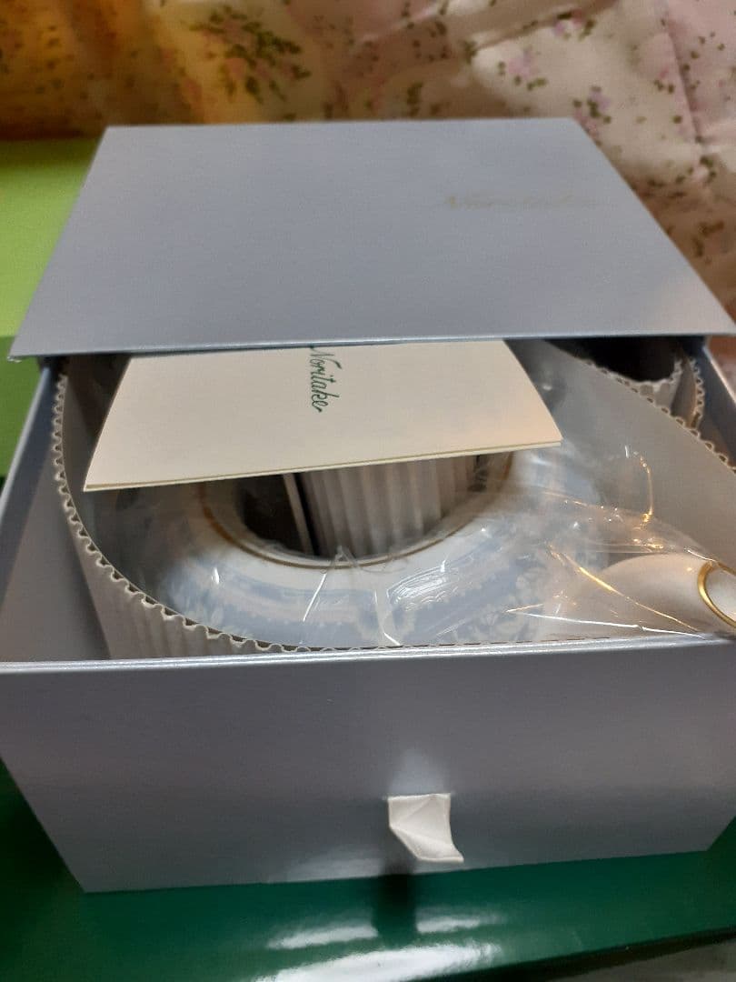 【新品・未開封】ノリタケファインポーセレンレースウッドゴールドティーポットセット