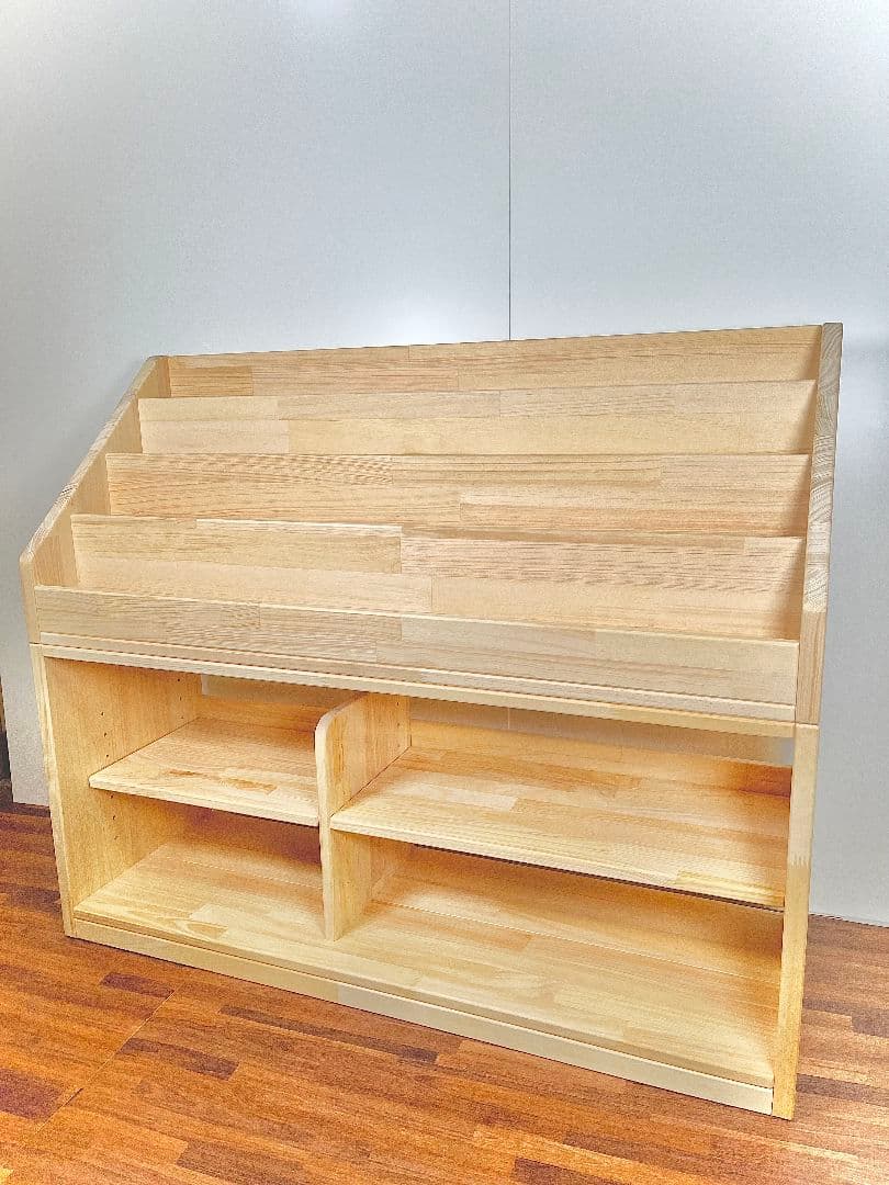 絵本棚　上下取り外しタイプ　60日発送