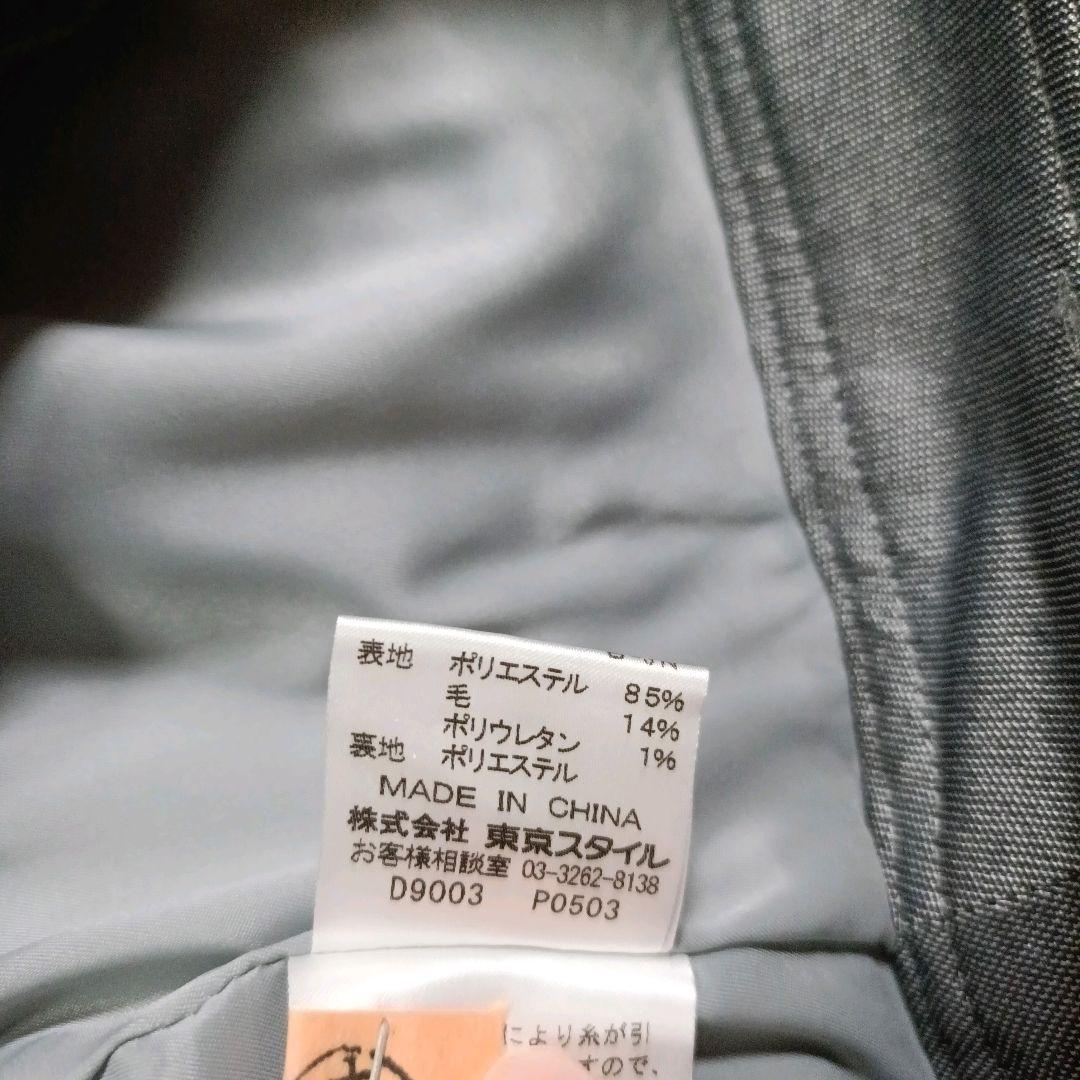 【22OCTOBRE】 セットアップ パンツスーツ　グレー　光沢　【超美品】