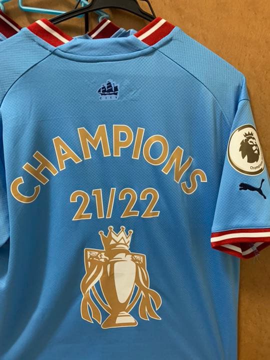 マンチェスターシティ　21/22 シーズン　優勝記念ユニフォーム