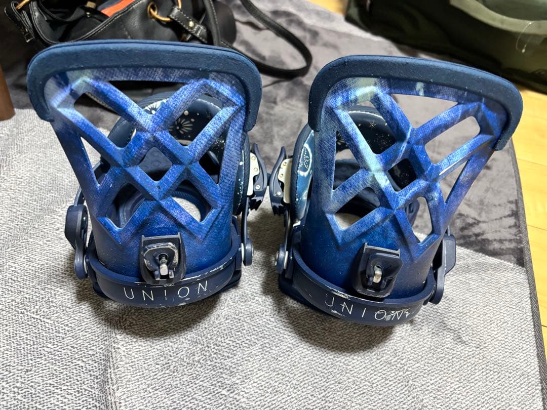 UNION スノーボードビンディング ネイビー