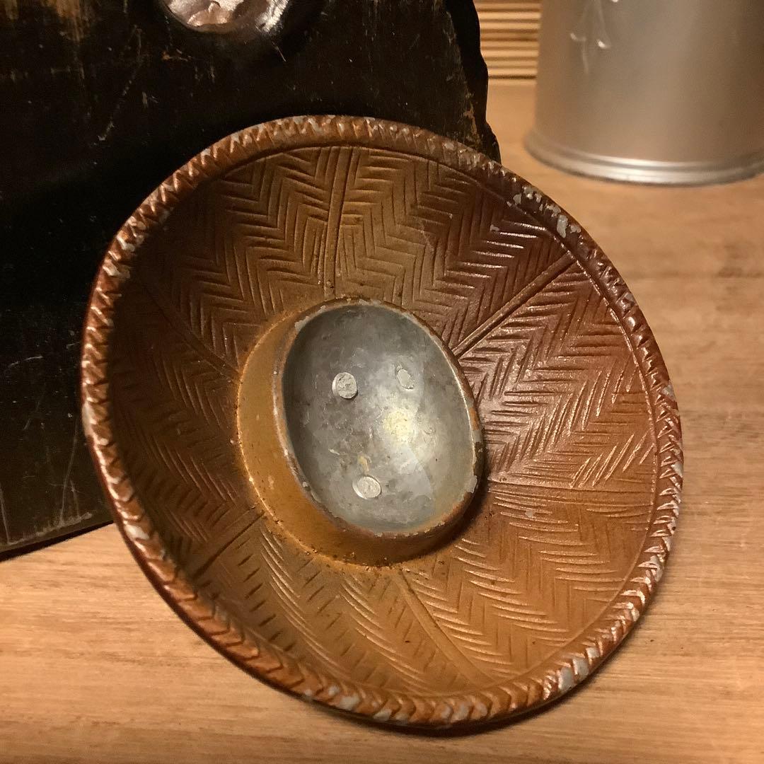 明治期「遍照金剛・弘法大師空海像」高野山金剛峯寺・高野山奥之院・アンチモニー金属