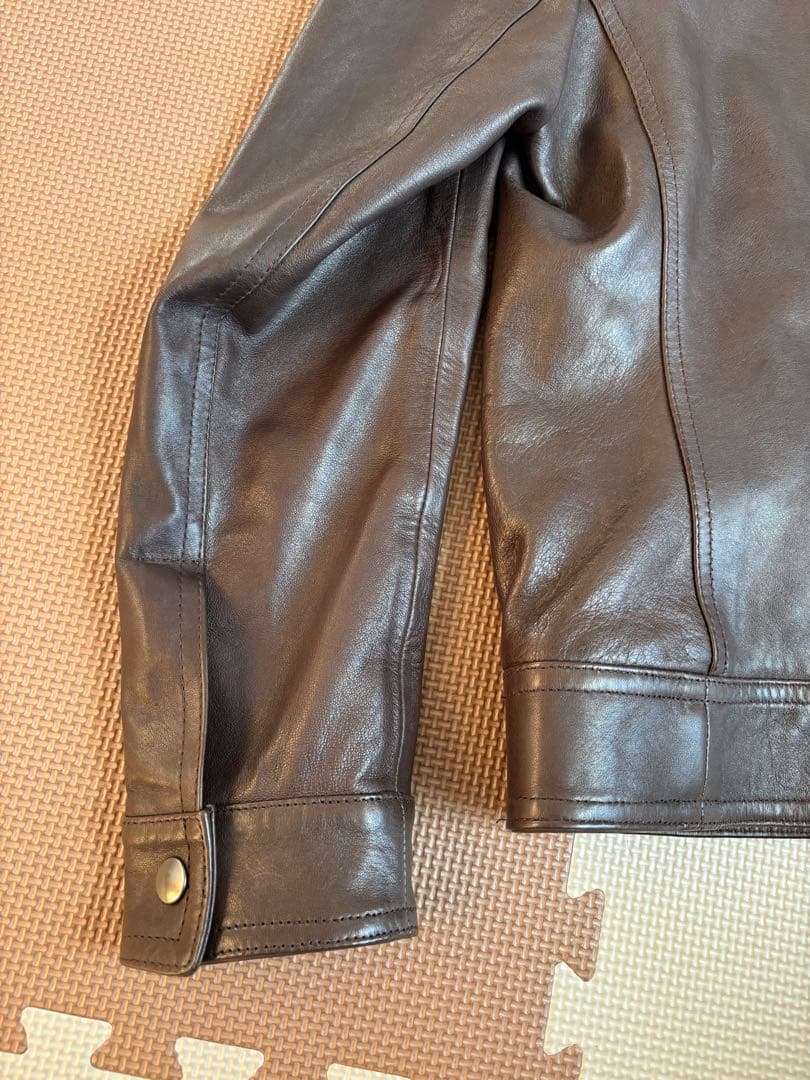 EMMETI エンメティ JURI ユリ ラムスキンレザージャケット 48