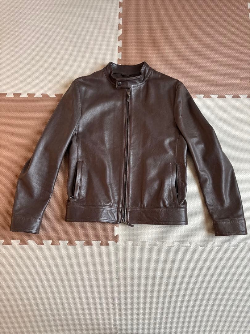 EMMETI エンメティ JURI ユリ ラムスキンレザージャケット 48