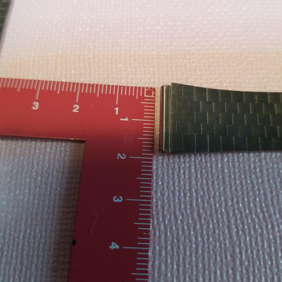 OMEGAステンレススチール チェックパターン 金属ベルト 4本セット