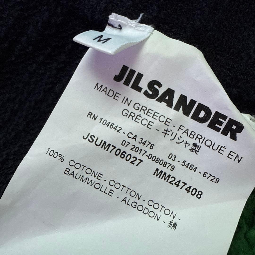Mサイズ　JIL SANDER コットンノースリーブ　ネイビー