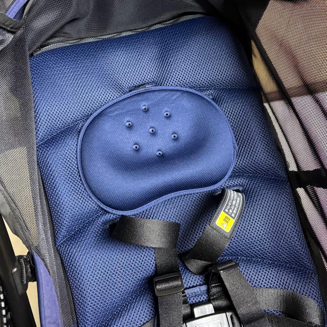 アップリカ クルリー ベビーカー 横スライド 超美品 軽量 替えシート付 清掃済