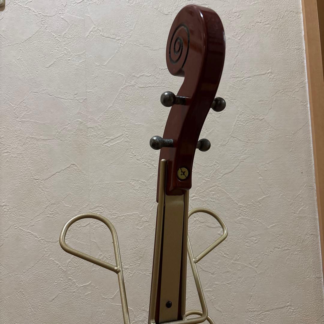 スリッパ立て　家具　楽器　ヤマハ　バイオリン、チェロ型スリッパラック 5足