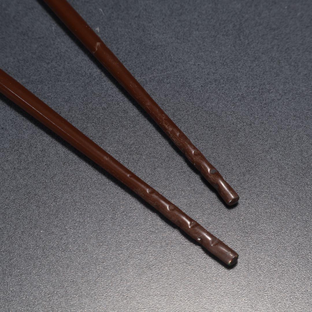 【茶道具】炉用火箸　清五郎　共布・共箱　美品　R1628K2