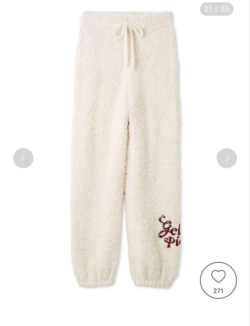 ジェラートピケ HOLIDAY スノーベアジャガーロングパンツ ソックス