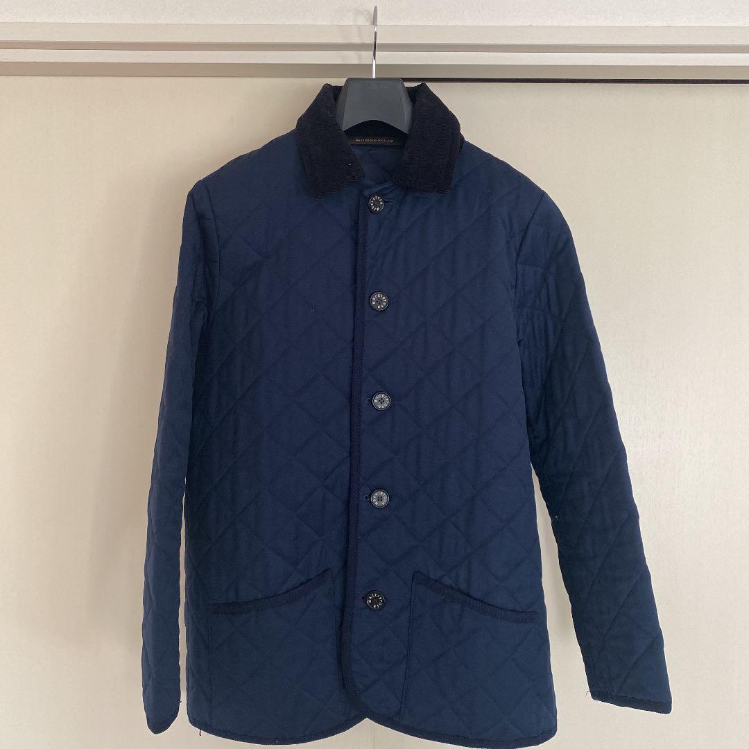 マッキントッシュ　mackintosh　キルティング　ジャケット　ブルー　美品