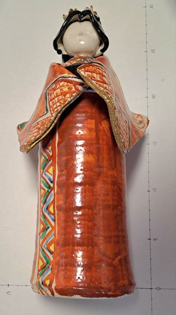 k-⑤ 九谷焼 ひな人形 葉月朋子作 立ち雛大