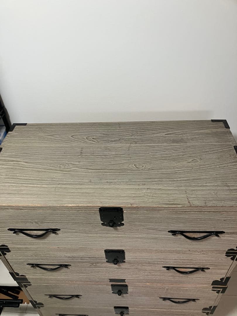 ①★希少★おしゃれ　大正時代　絹ダンス　和ダンス　和箪笥 収納家具【引取限定】