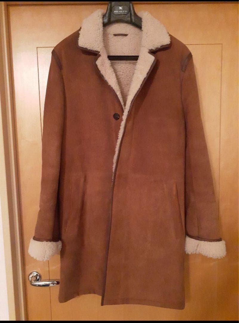 Calibro 12 ムートン　コート　44 レザー　カリブロ12 美品