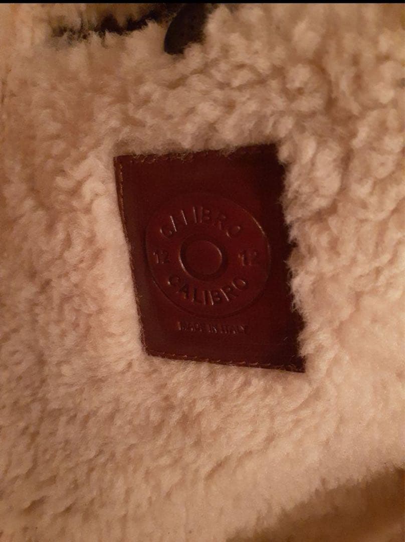 Calibro 12 ムートン　コート　44 レザー　カリブロ12 美品