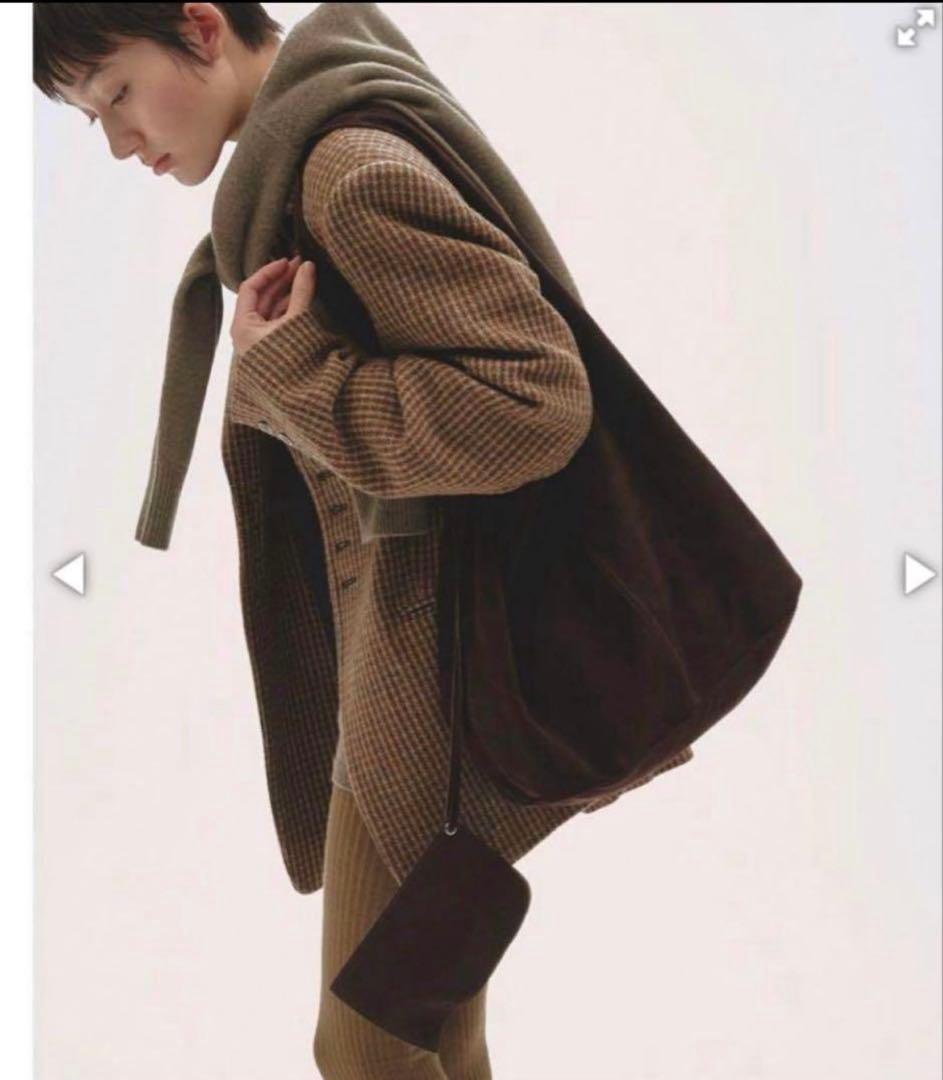 バッグ todayful Suede Leather Totebag