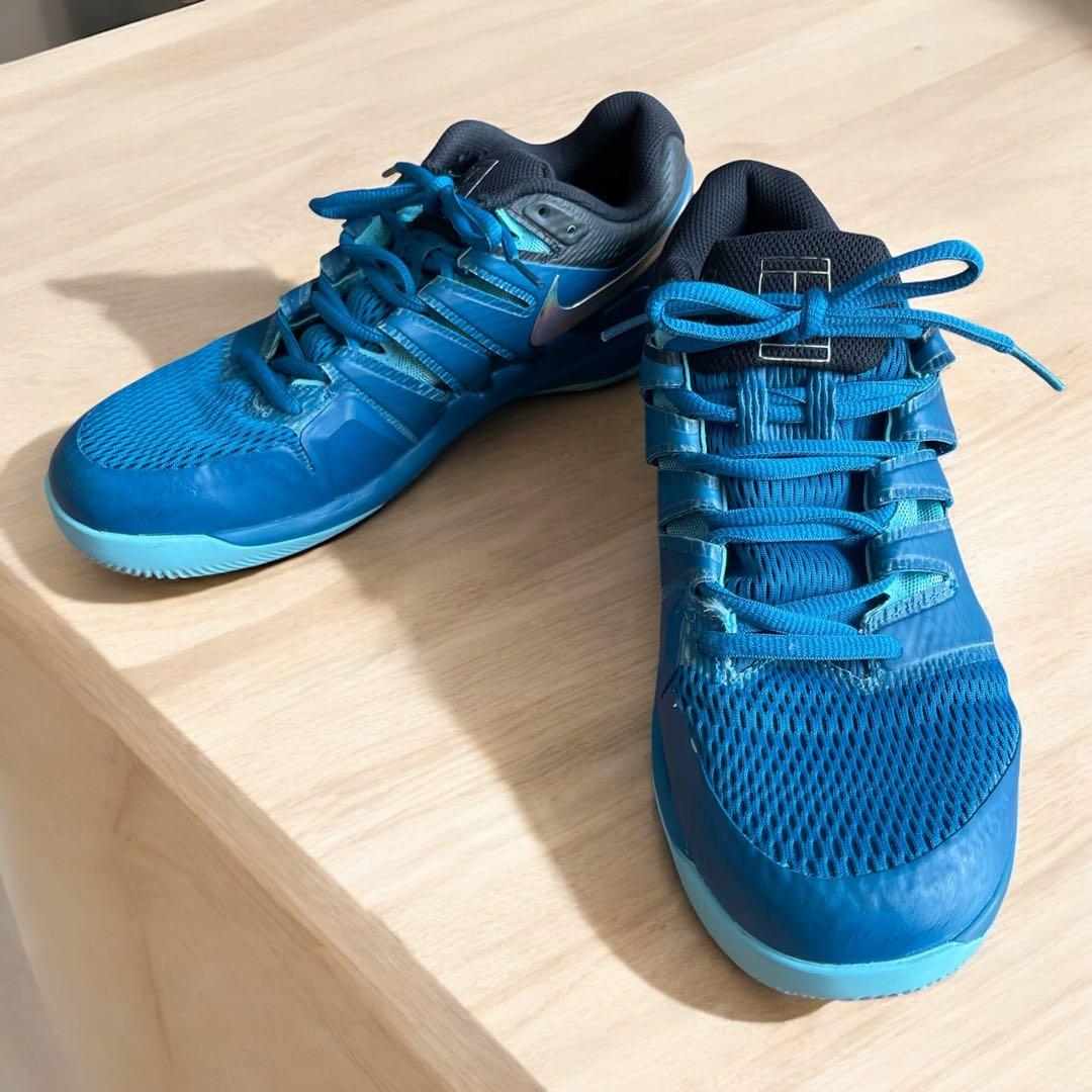 美品　Nike Air Zoom Vapor X RFロゴ入りBlue　27.5