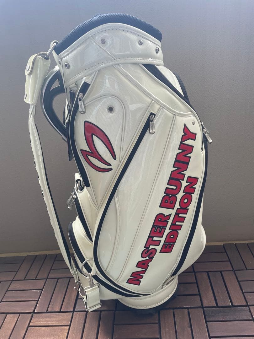 美品❗️マスターバニーエディション キャディバック ホワイト 9.5型