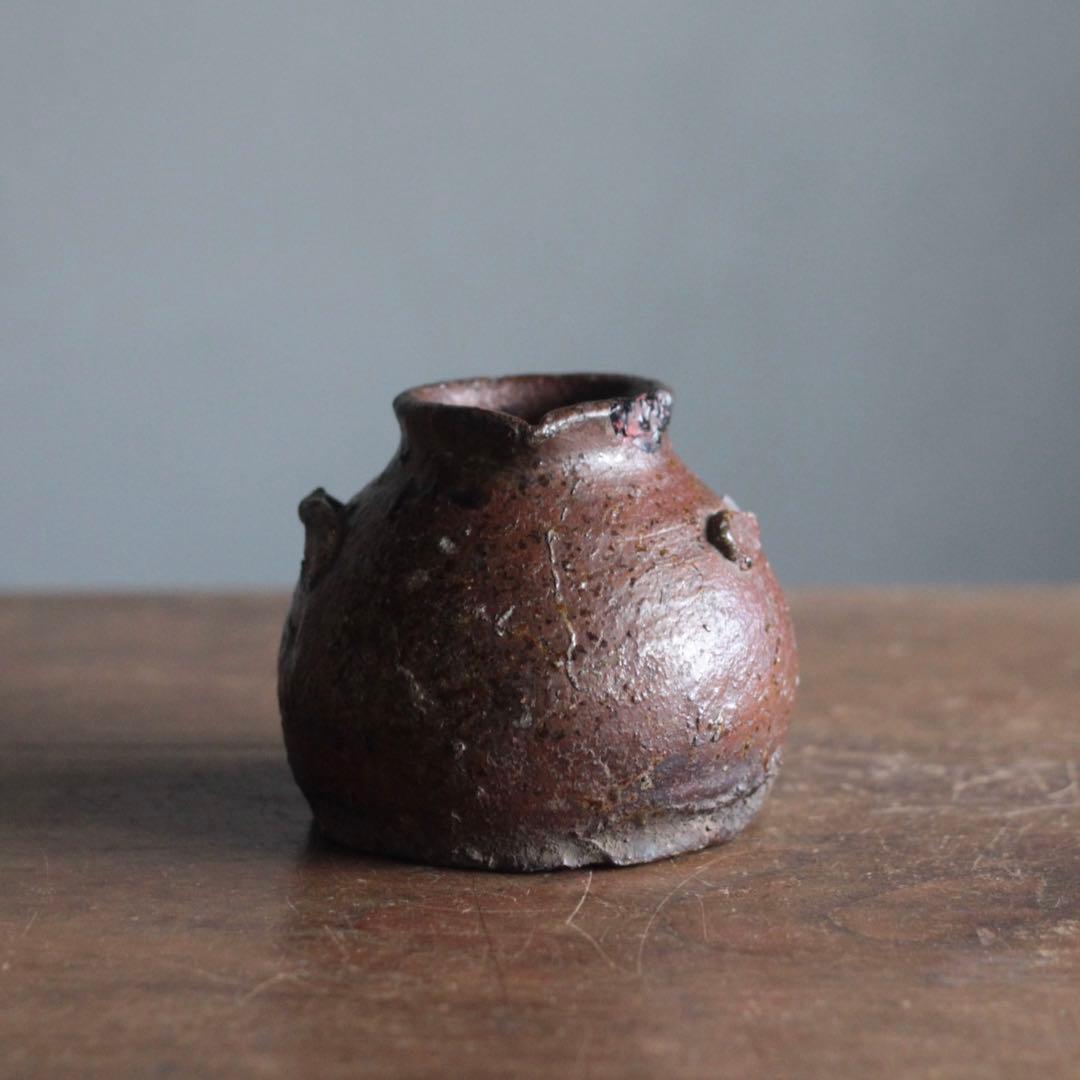 越前焼 お歯黒壺 壺 花器 古美術 古道具 アンティーク