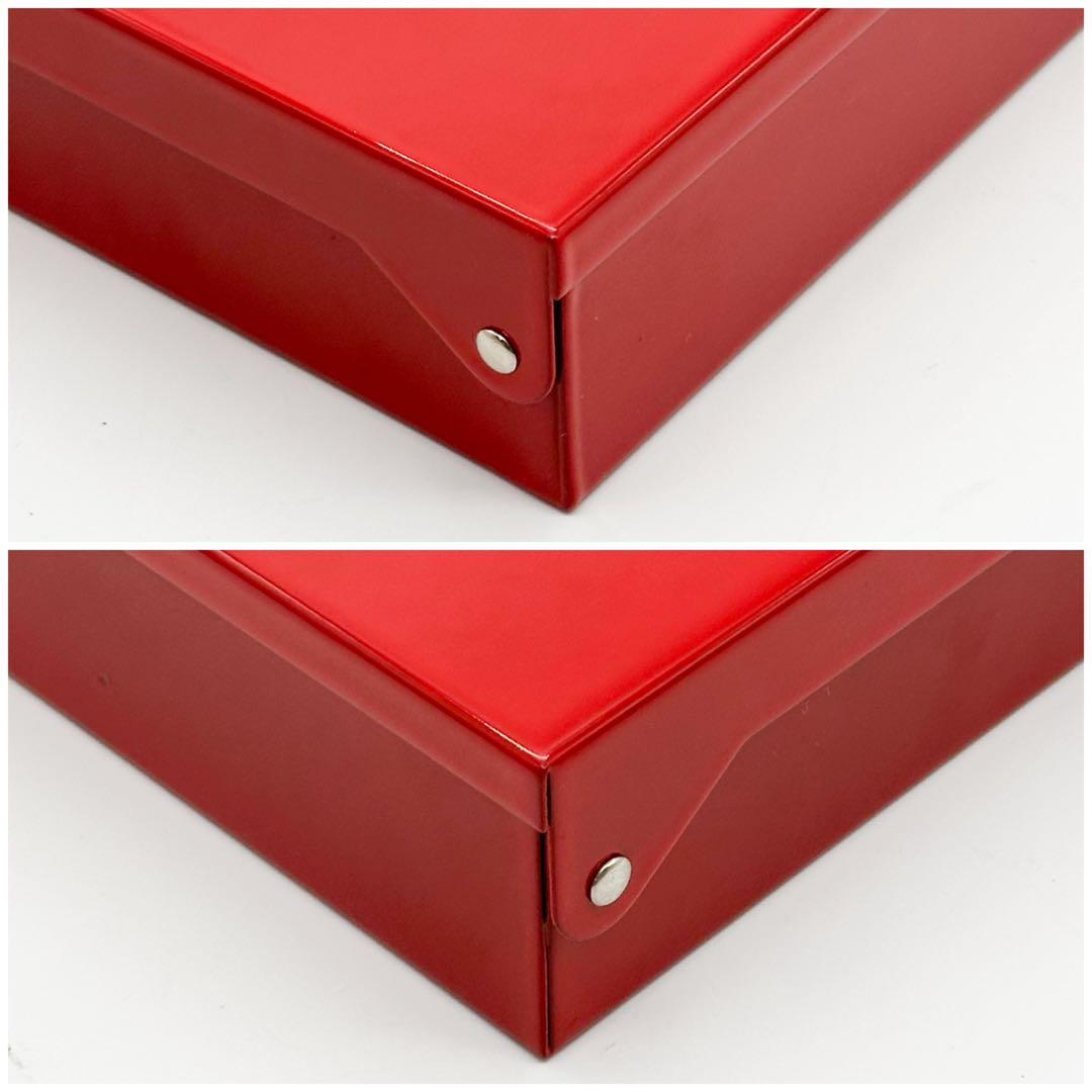 シュプリーム ロックボックス レッド 金庫 小物入れ メタルトレー