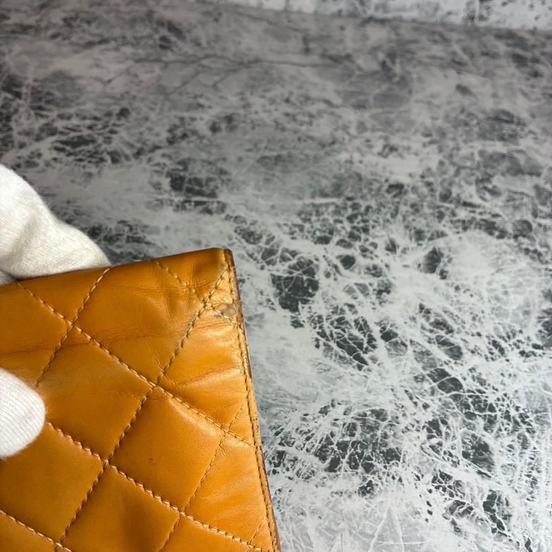 ✨CHANEL✨　シャネル　折り財布　カンボンライン　ケース　カードケース