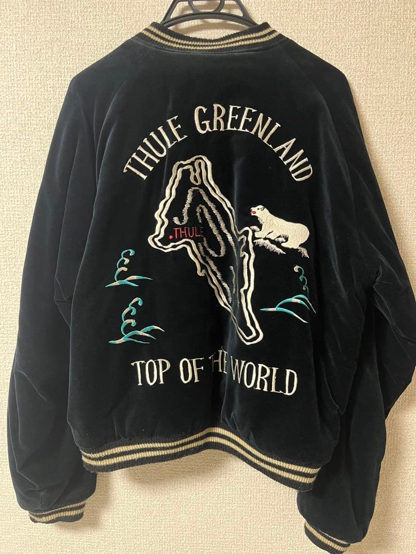 テーラー東洋 リバーシブル スカジャン 別珍 Lサイズ