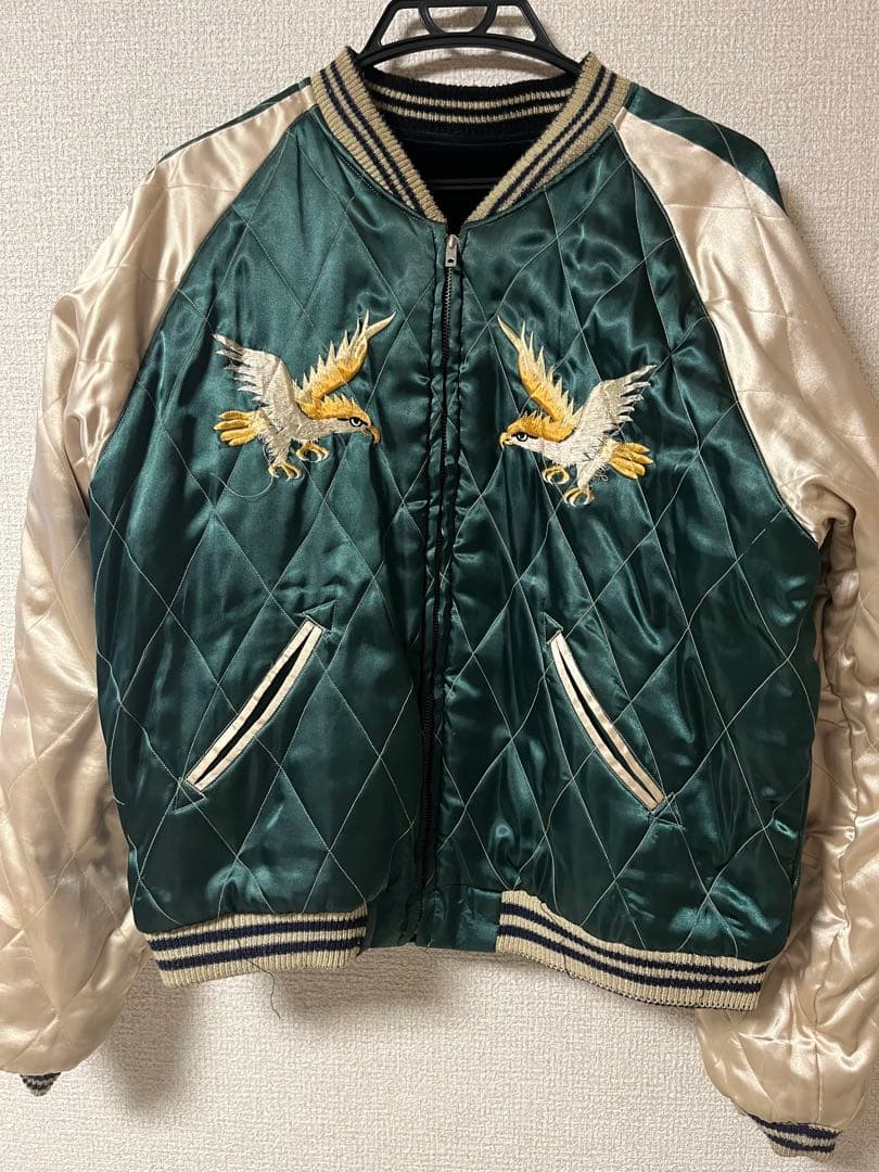 テーラー東洋 リバーシブル スカジャン 別珍 Lサイズ