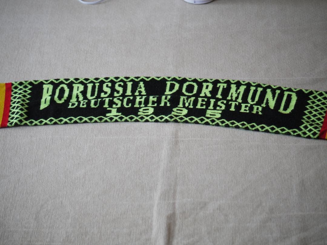 ボルシアドルトムント サッカーマフラー 1995年 リーガ優勝 レア ビンテージ