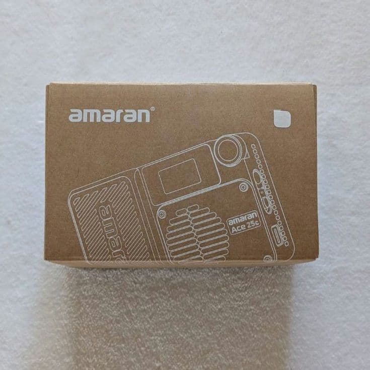 【ほぼ未使用】Amaran Ace 25c RGB 撮影ライト 照明 小型