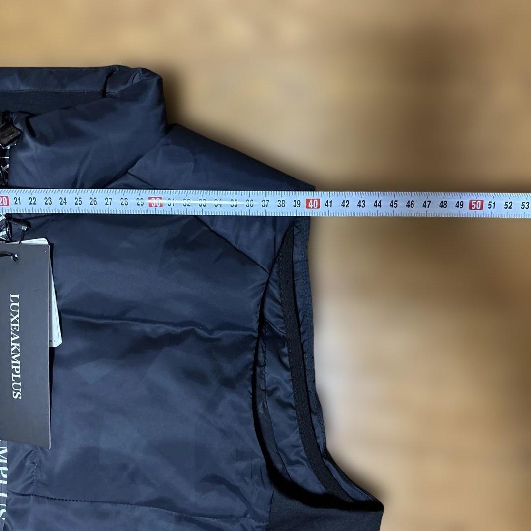 ☆新品☆LUXEAKMPLUS メンズ ベスト ブラック M