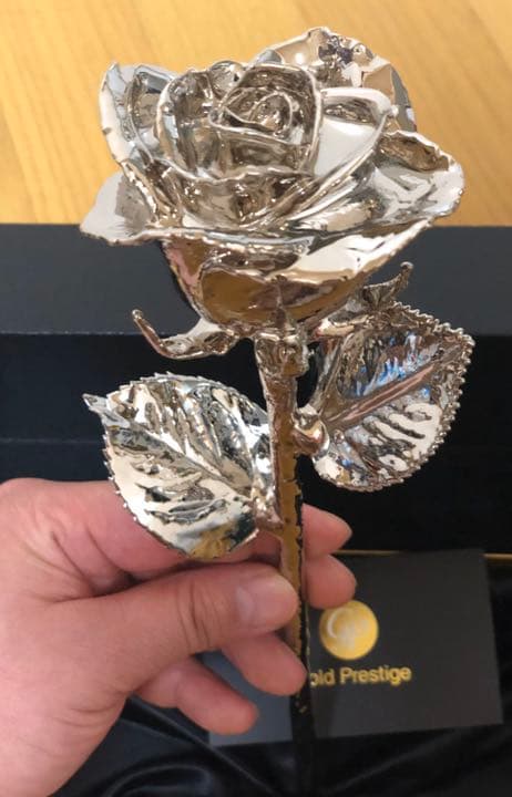 Gold Presting プラチナローズ　新品未使用