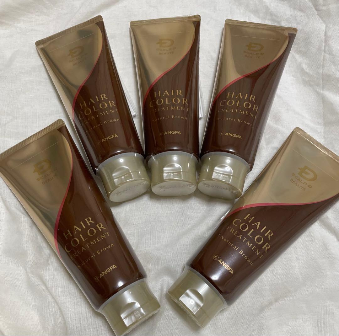 アンファースカルプD ボーテ　ヘアカラートリートメント　ナチュラルブラウン5本