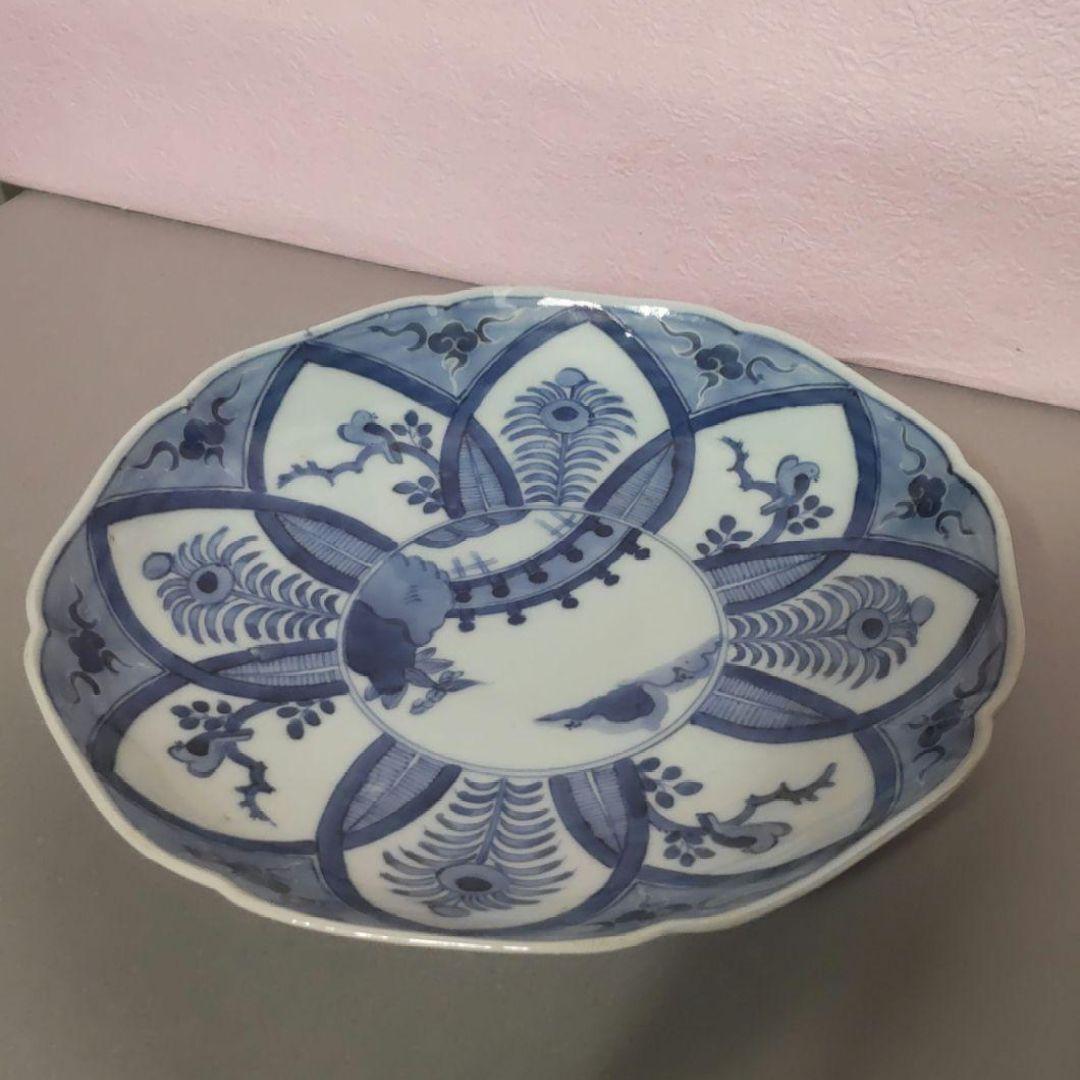 77*2陶芸 古伊万里小皿 有田焼 柿右衛門 骨董