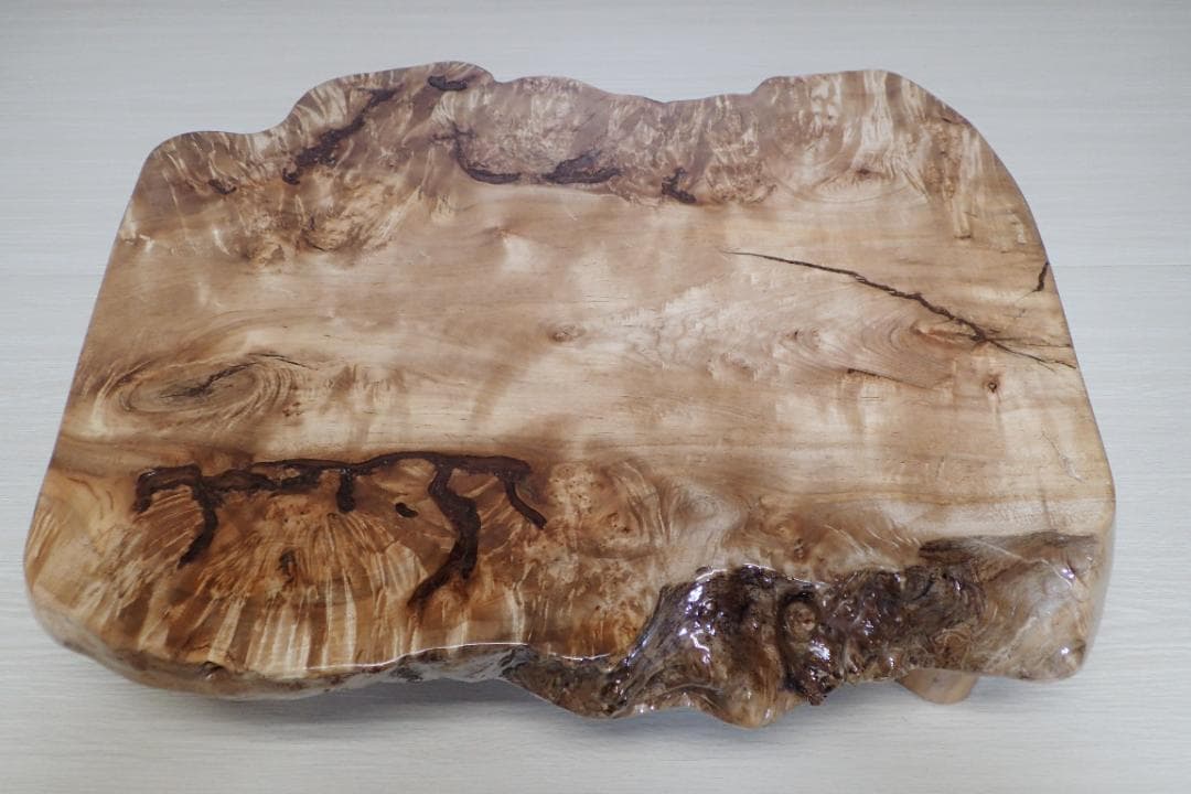 超希少 一点品 天然木 最高級 欅 ケヤキ 切り株 輪切り ローテーブル 座卓