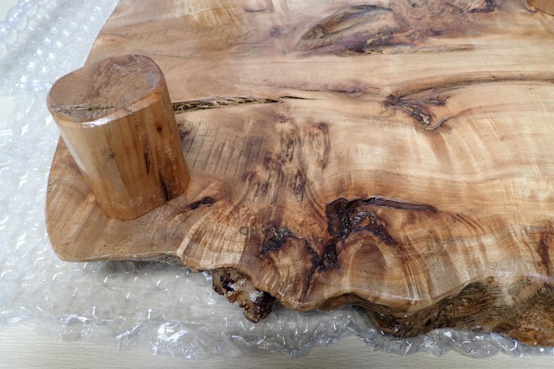 超希少 一点品 天然木 最高級 欅 ケヤキ 切り株 輪切り ローテーブル 座卓