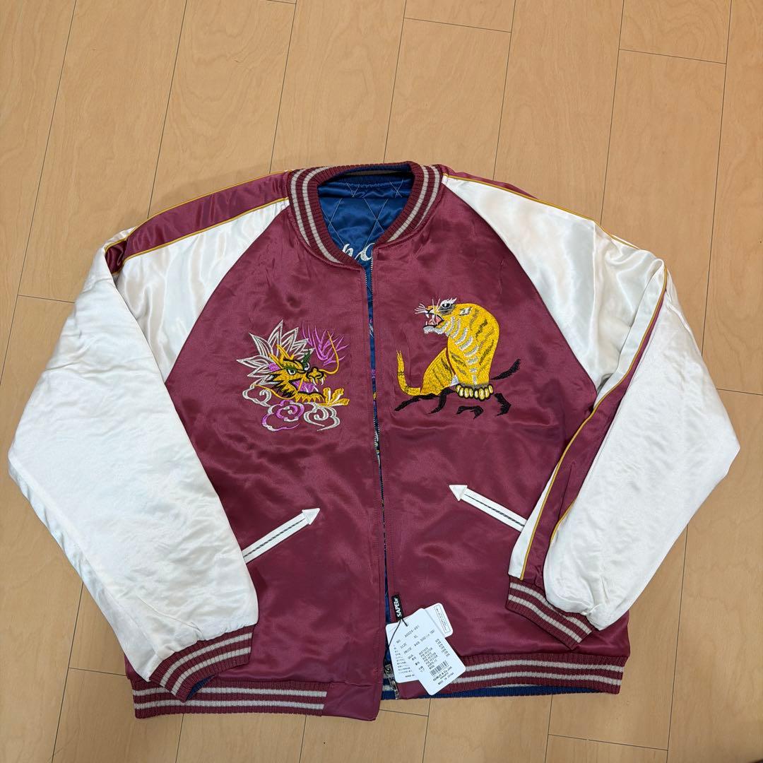 sapeur サプール　リバーシブル　スカジャン