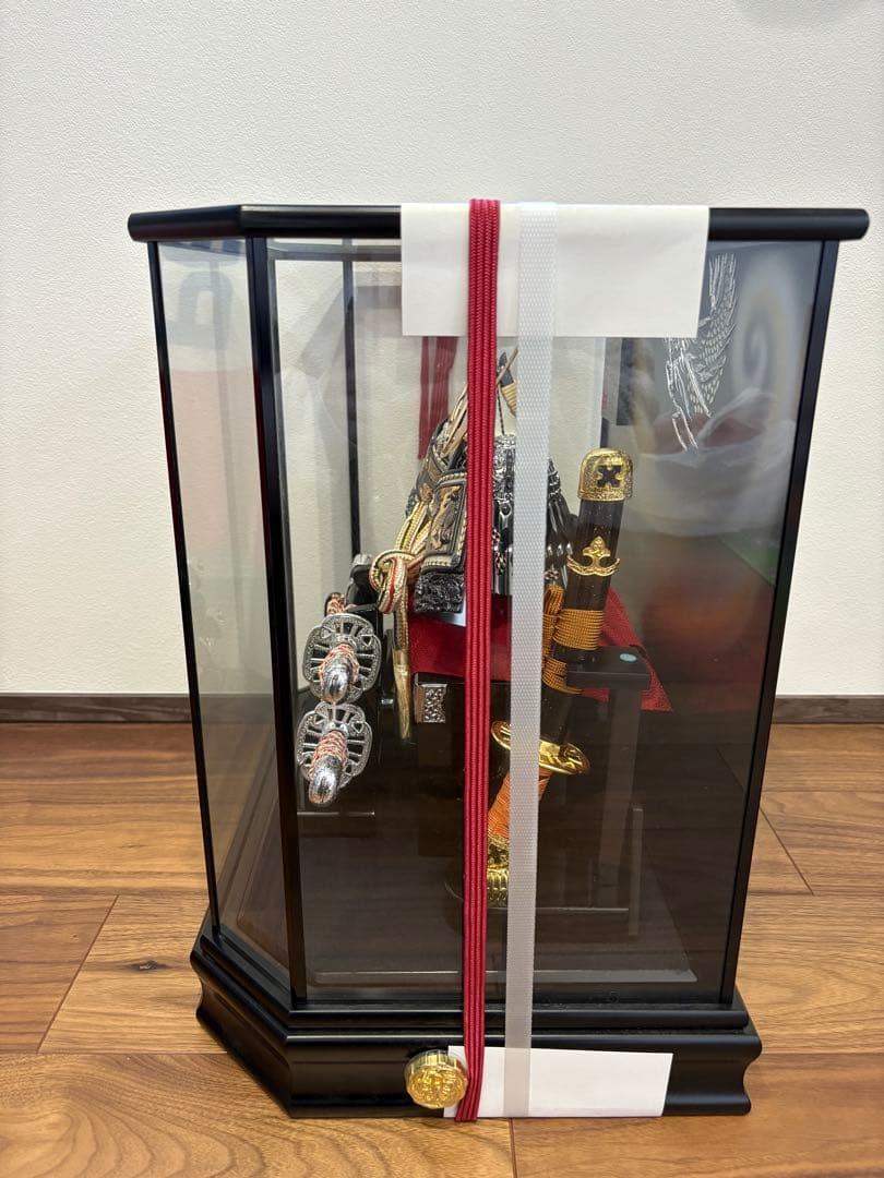 五月人形 兜飾り ケース入り 豪華セット 美品 刀付き 子供の日