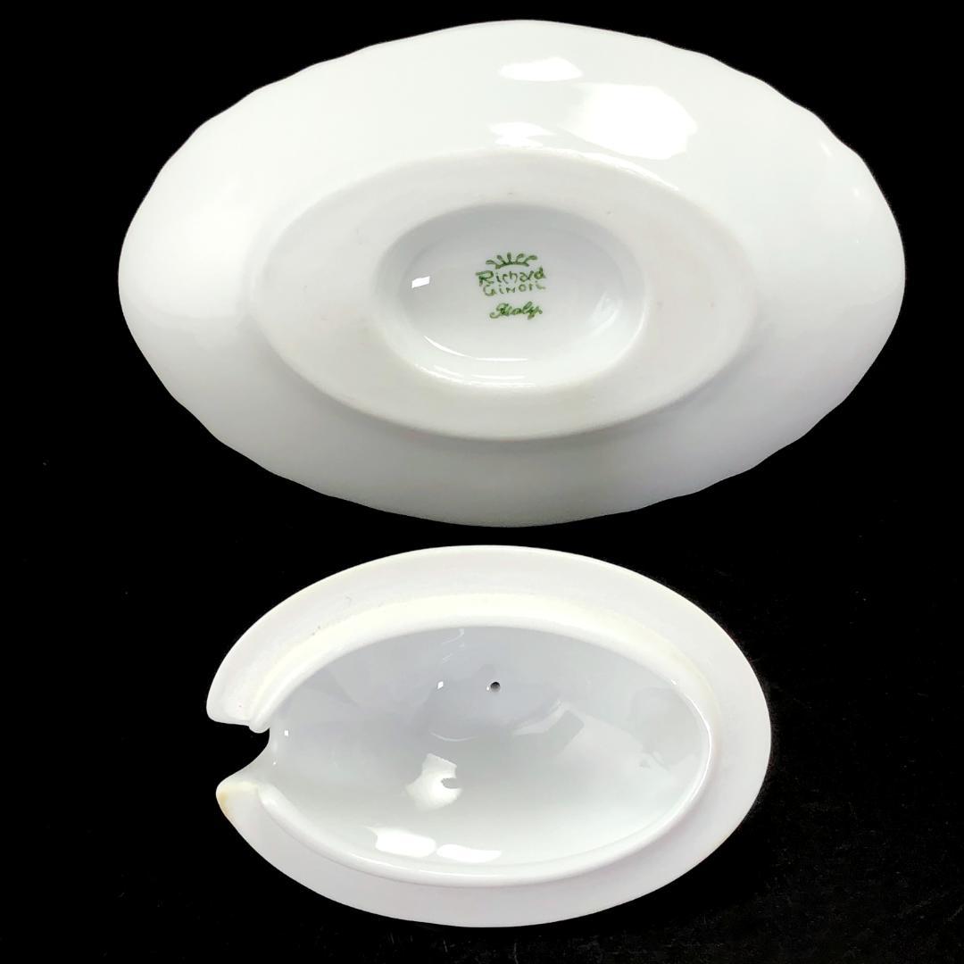 【美品】リチャードジノリ／ベッキオホワイト ティーセット