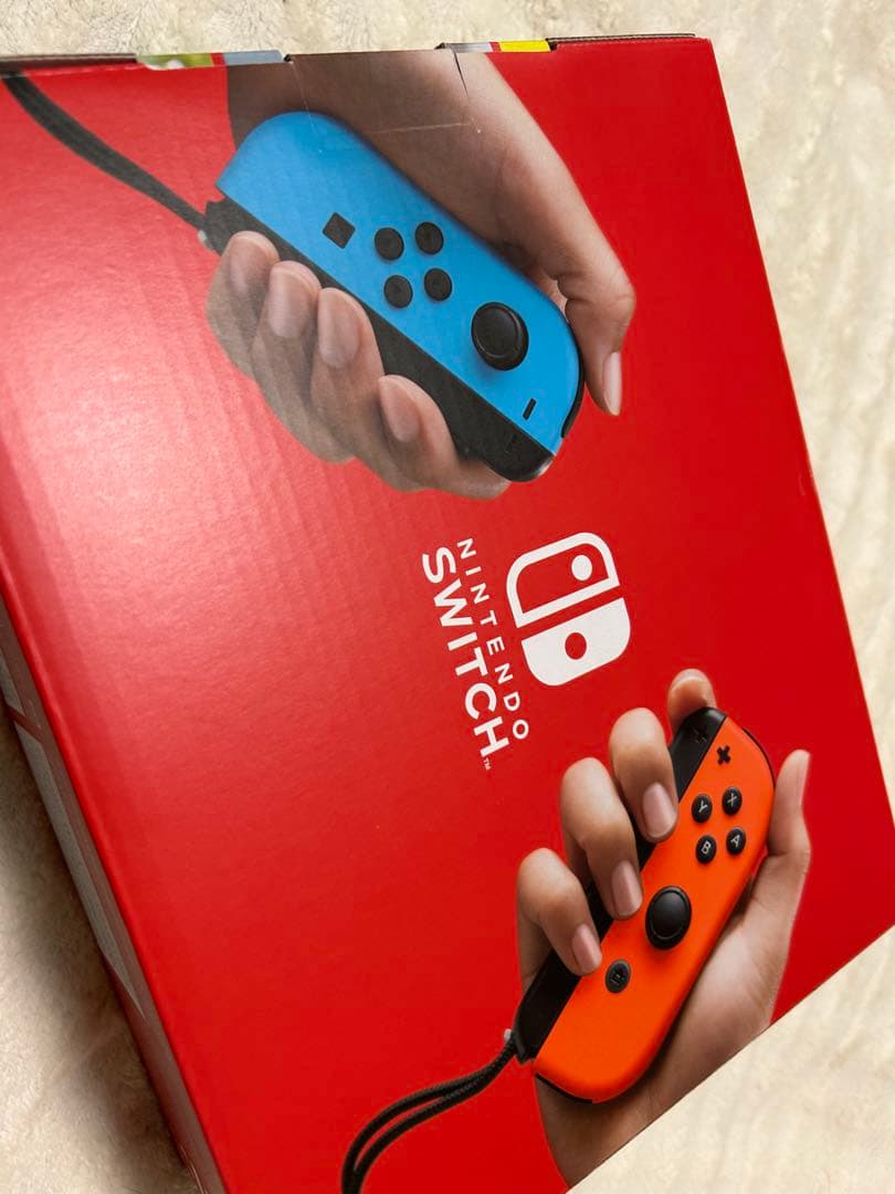 新品未開封品 Nintendo Switch 本体 ジョイコン青オレンジ