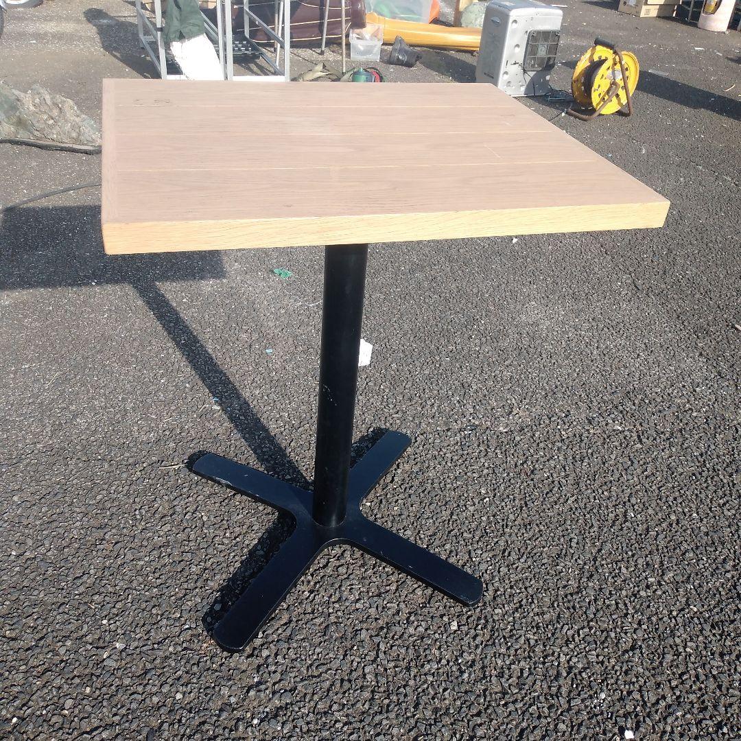 4991-1））木製カウンターテーブル ナチュラル　ティーテーブル