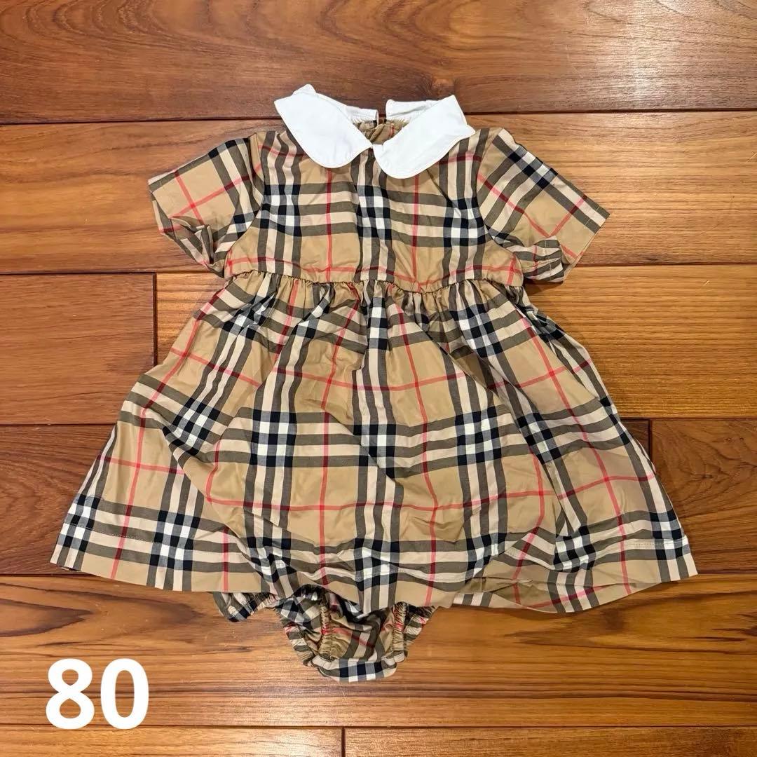 Burberry ベビー ワンピース チェック柄